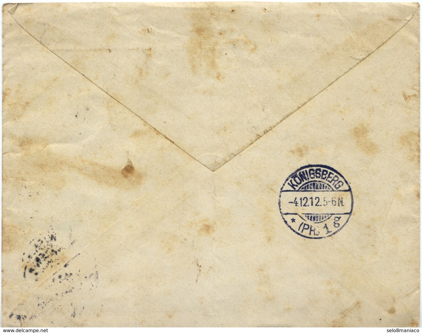 C461-Austria-Reimbursement Registered Cover From Wien To Konigsberg, Germany-1912 - Covers & Documents