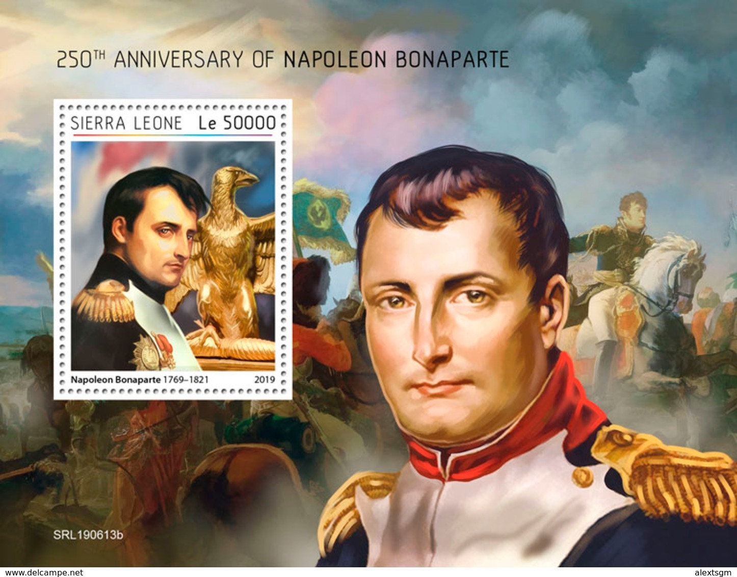 SIERRA LEONE 2019 - Napoleon S/S. Official Issue [SL190613b] - Napoleon