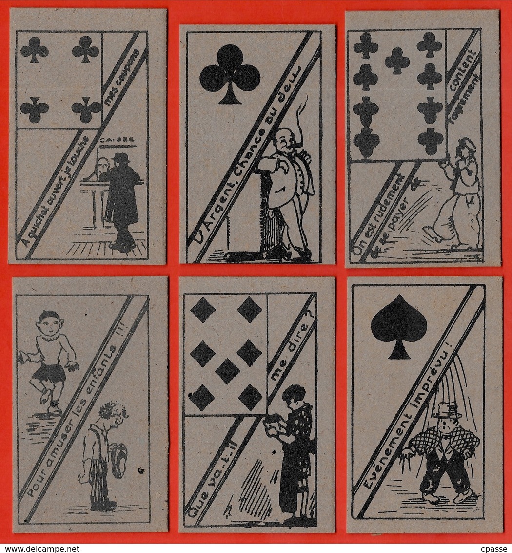 Rare (Lot De 6) Cartes à  Jouer "naïves" (pour Amuser Les Enfants) ** Jeu De - Cartes à Jouer Classiques