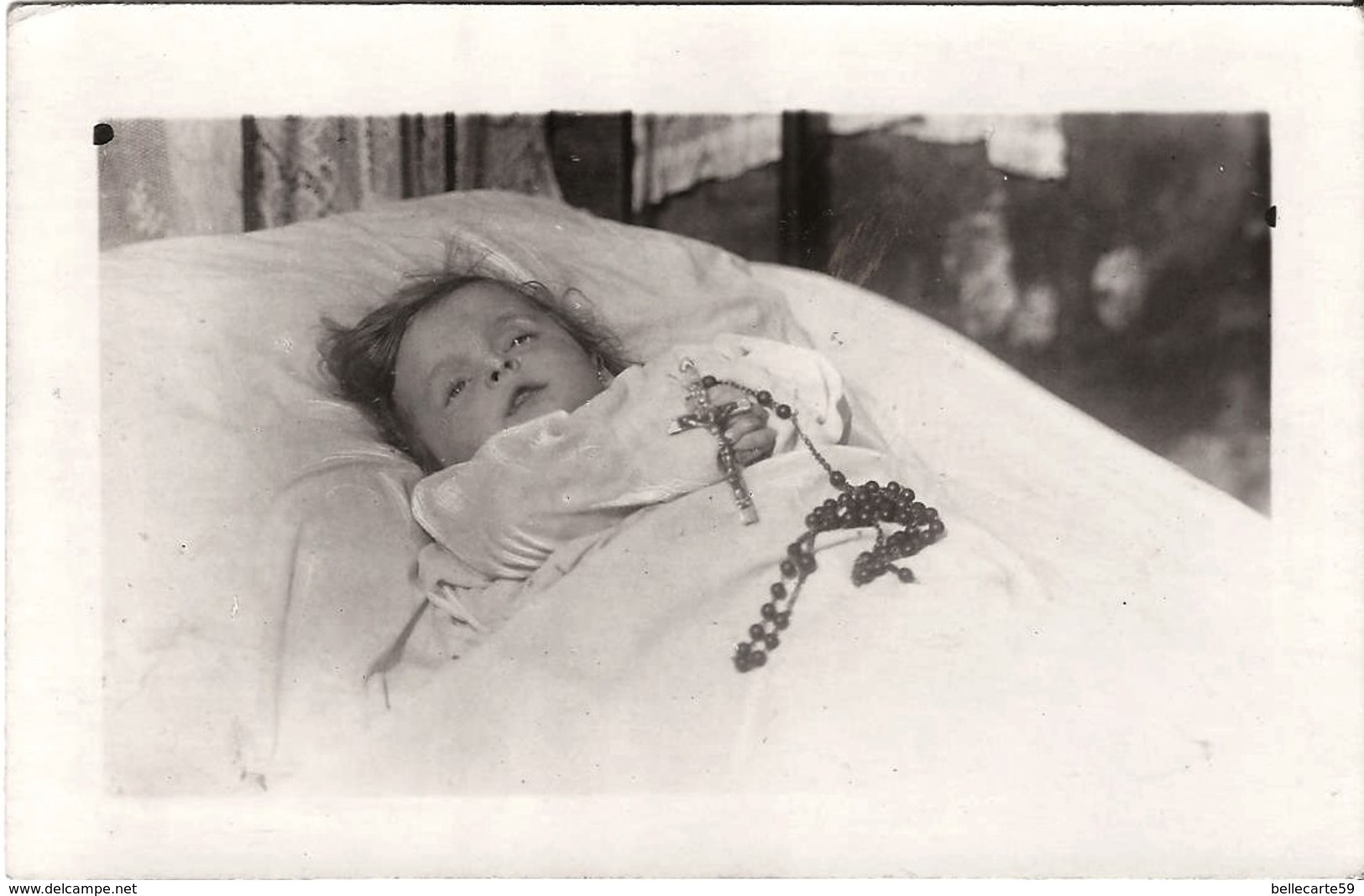 Post Mortem Enfant Mort Photo Carte - Funérailles