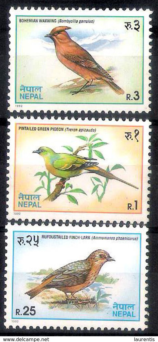 7660  Oiseaux - Birds - Nepal Yv 501-03 MNH - 1,50 (6) - Other & Unclassified