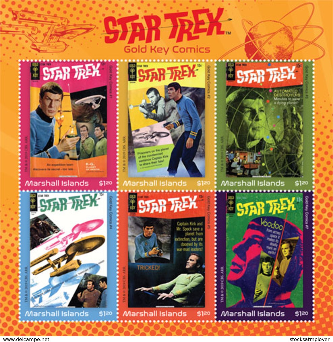 Marshall Islands   2019 STAR TREK COMICS  I201901 - Marshall Islands