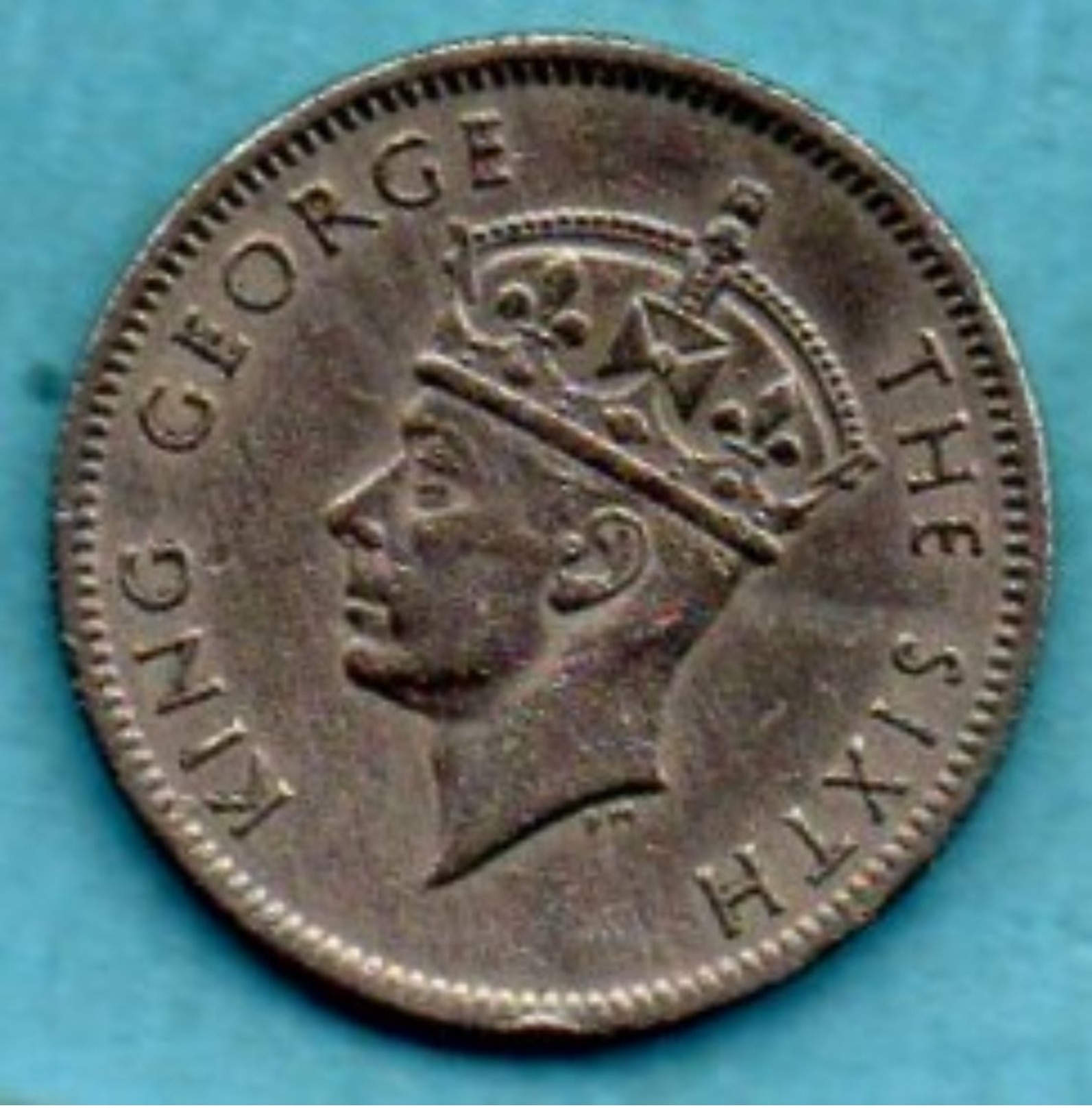 R13/ MAURITIUS / MAURICE  1/4 RUPEE 1950 - Mauritius