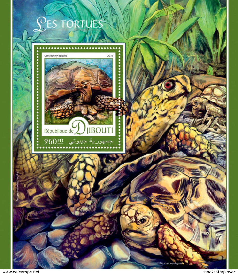 Djibouti 2016 Fauna Turtles - Djibouti (1977-...)