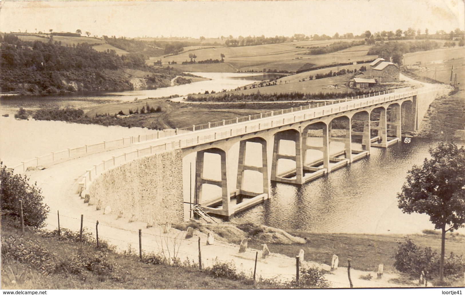 Fotokaart   Carte Photo  - Restaurant Du Barrage De La Warche - Robertville - Hotels & Restaurants