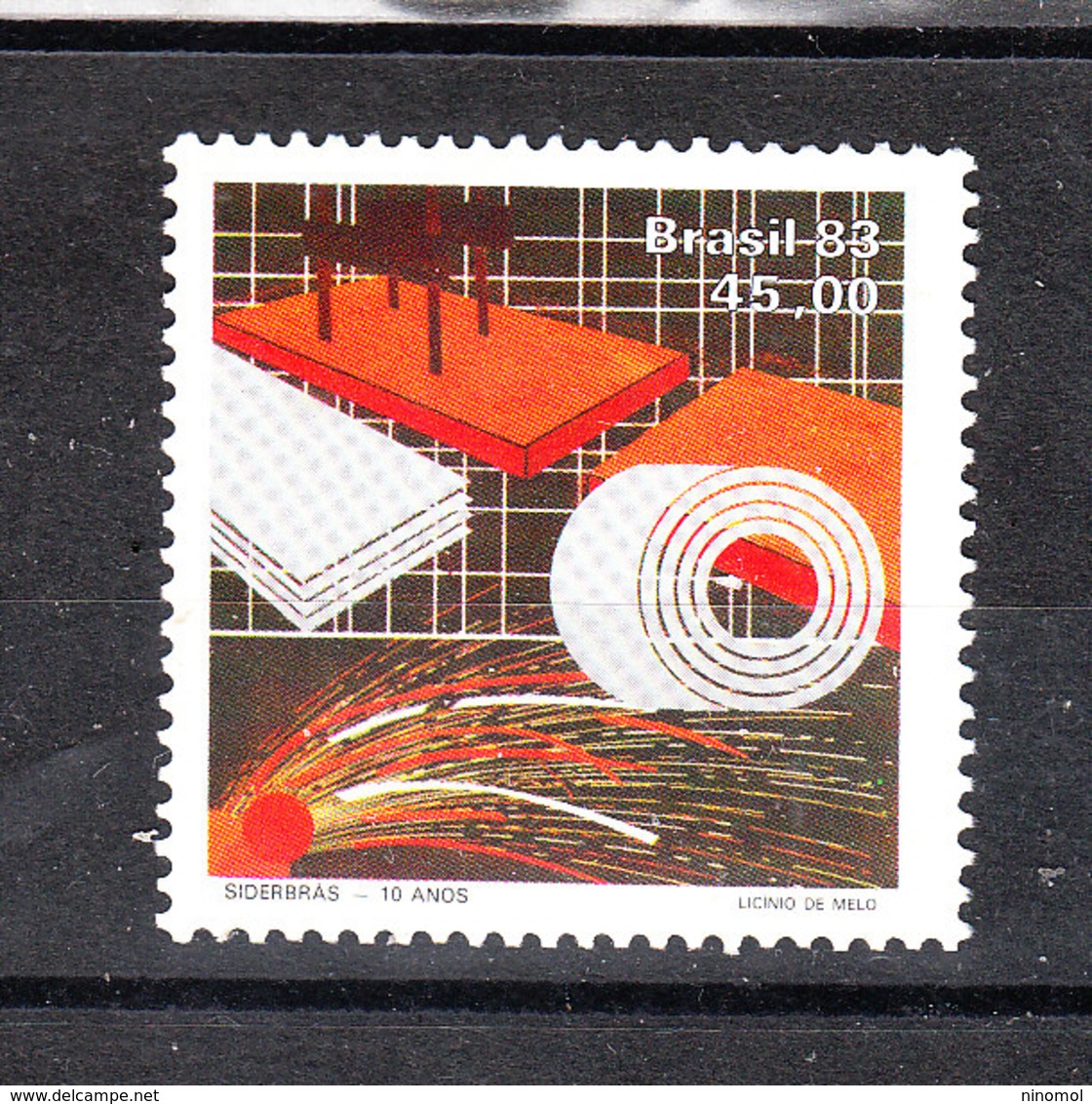 Brasile   -  1983. Impresa Siderurgica " Siderbras ". "Siderbras" Steel Company. MNH - Fabbriche E Imprese