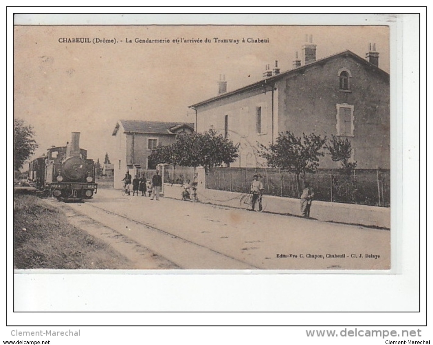 CHABEUIL - La Gendarmerie Et L'arrivée Du Tramway à Chabeuil - Très Bon état - Otros & Sin Clasificación