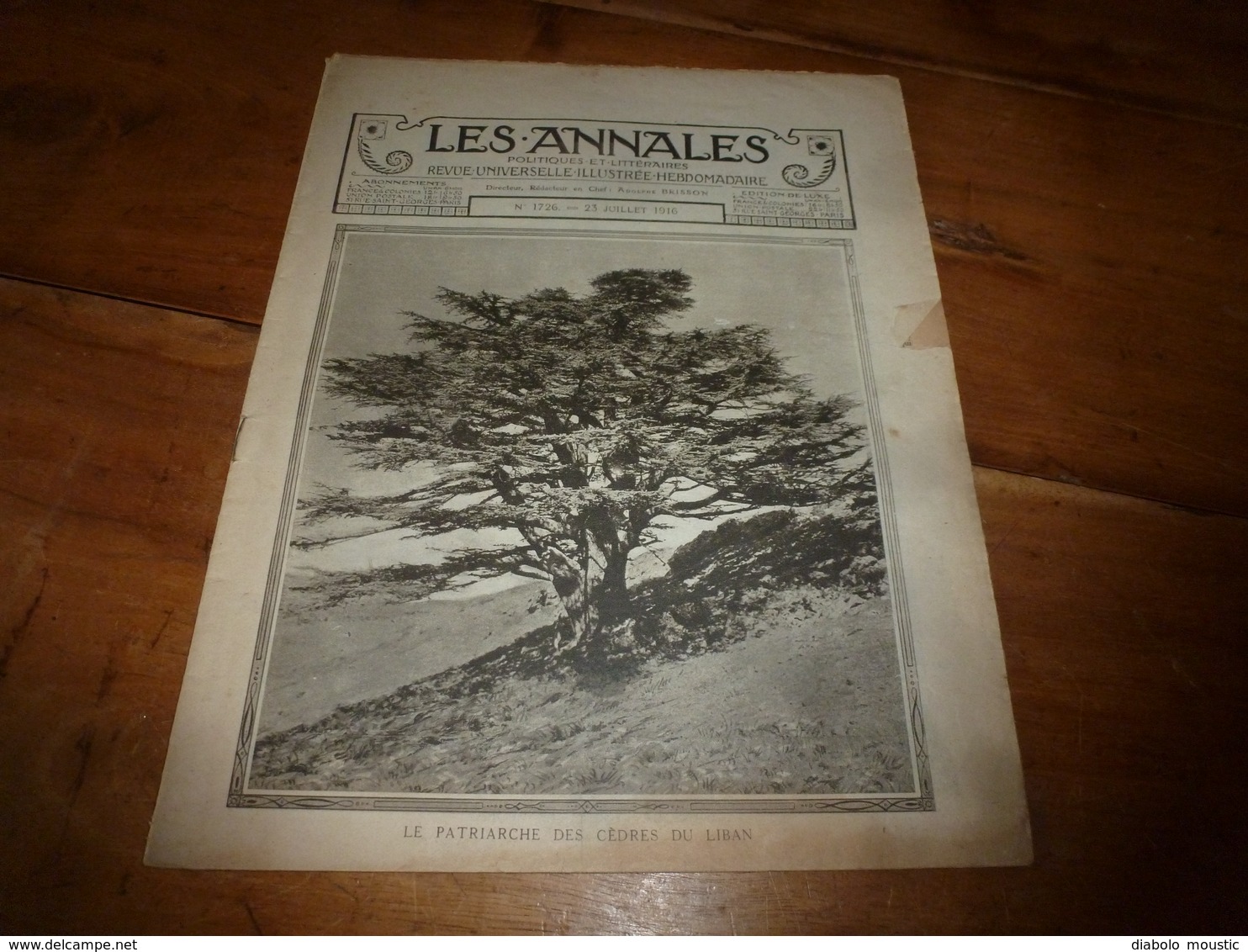 1916 LES ANNALES : Les Poilus En Picardie; Les Russes; Les Anglais;En Syrie ;Sœur Gabrielle ; Clermont-en-Argonne;etc - Francese