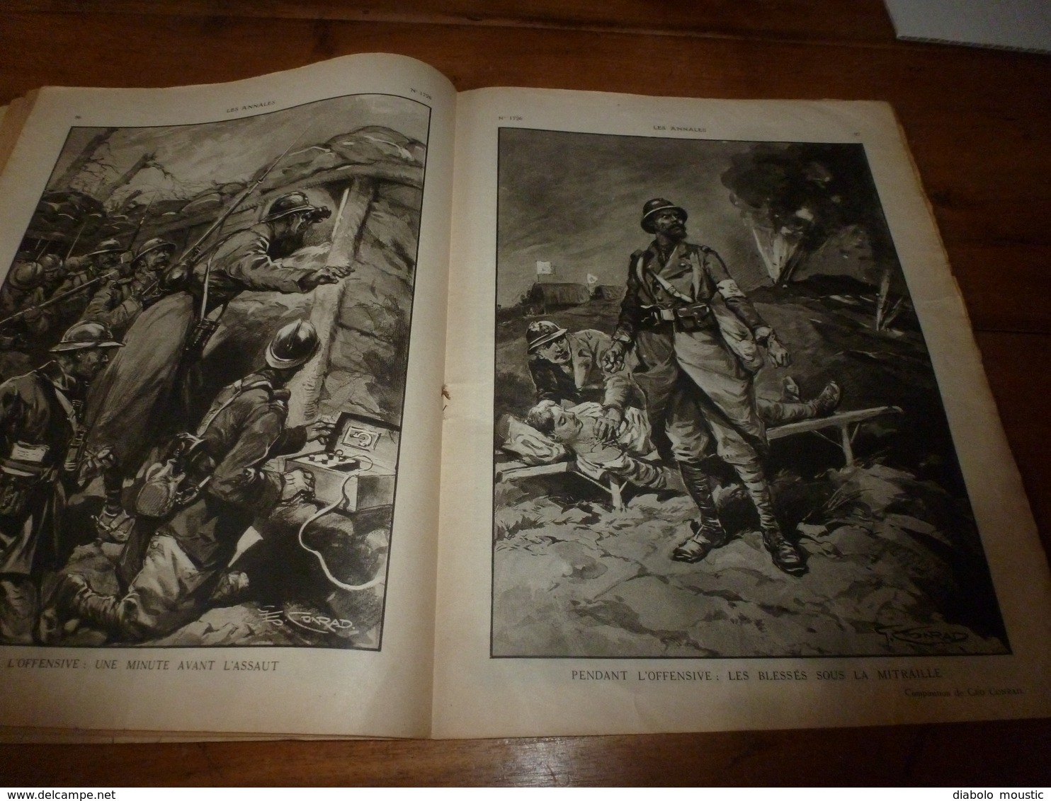 1916 LES ANNALES : Les Poilus en Picardie; Les russes; Les anglais;En Syrie ;Sœur Gabrielle ; Clermont-en-Argonne;etc