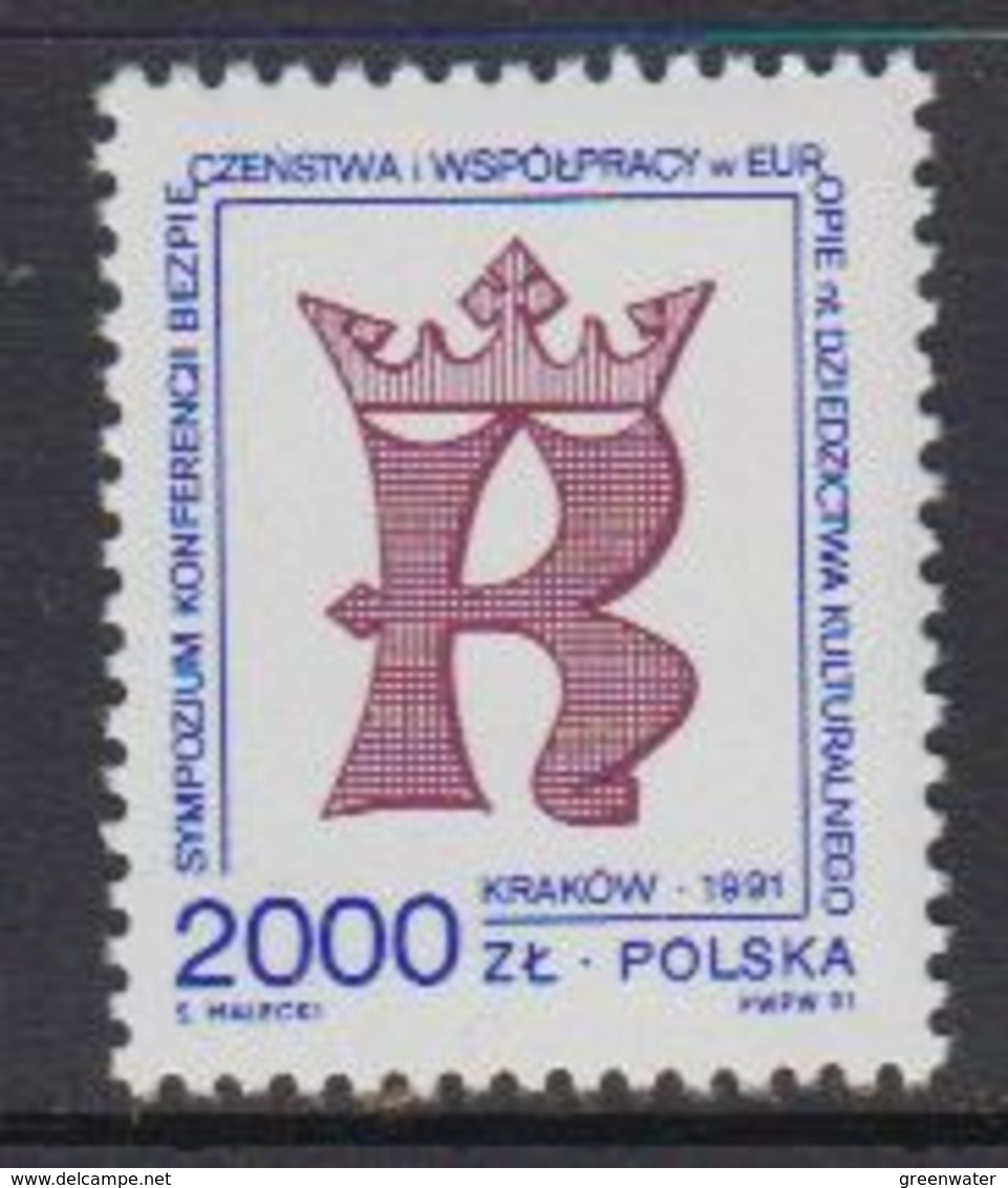 Poland 1991 KSZE Symposium 1v ** Mnh (44168A) - Europese Gedachte