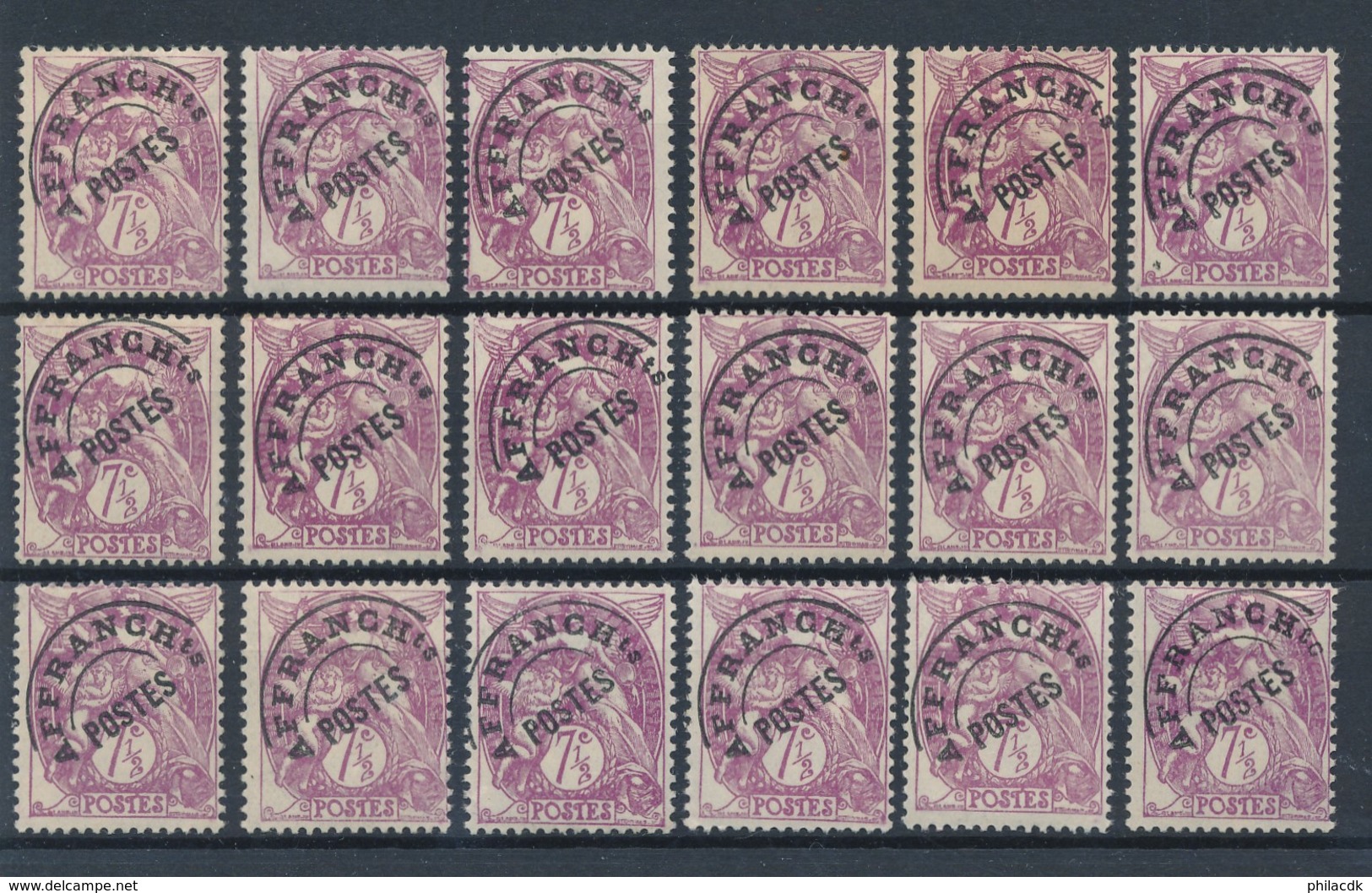 FRANCE - PREOBLITERES N°YT 42X18 NEUFS* AVEC CHARNIERE - COTE YT : 9€ - 1922/47 - 1893-1947