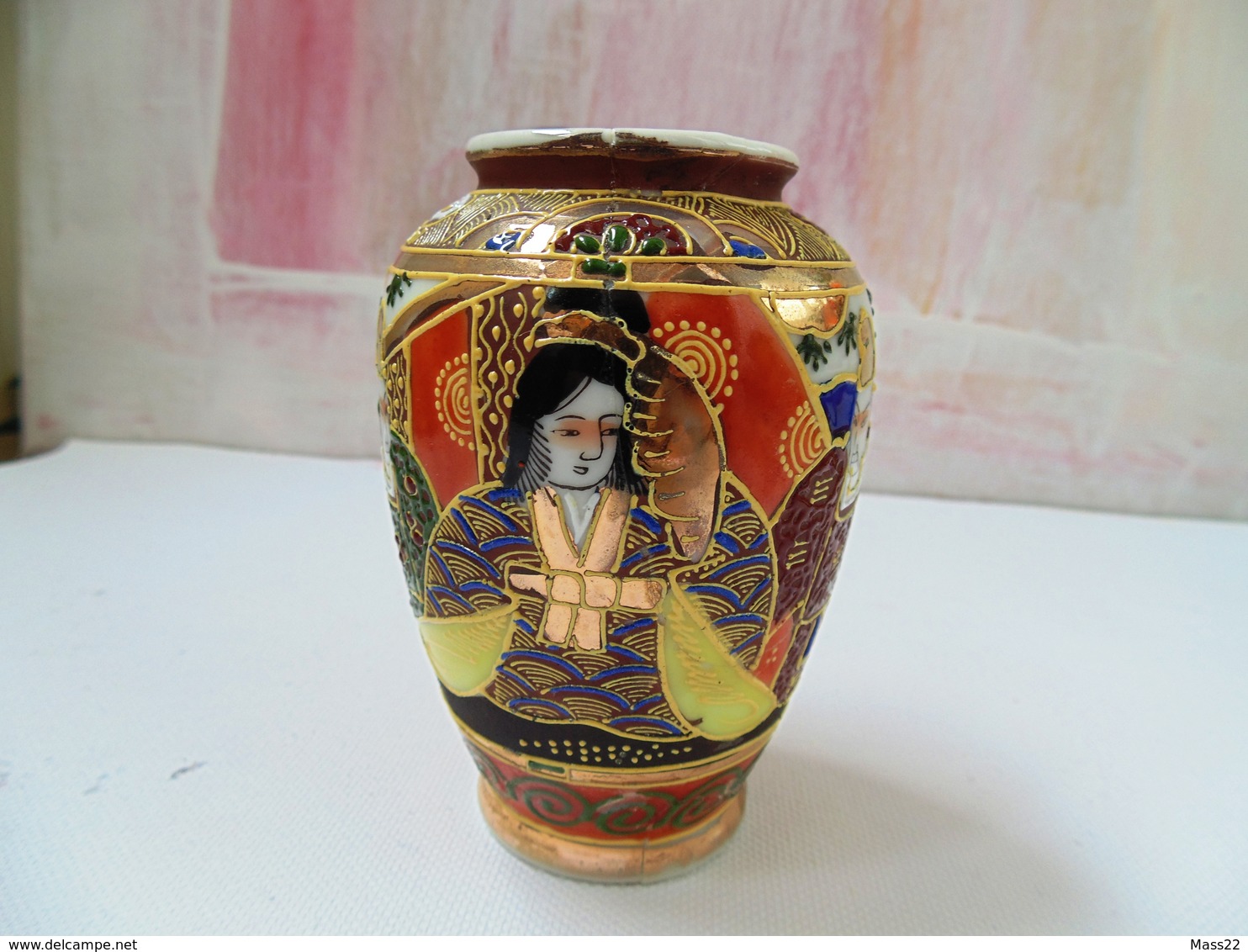 Satsuma Style - Japan Vase - Damaged On The Bottom - Altri & Non Classificati