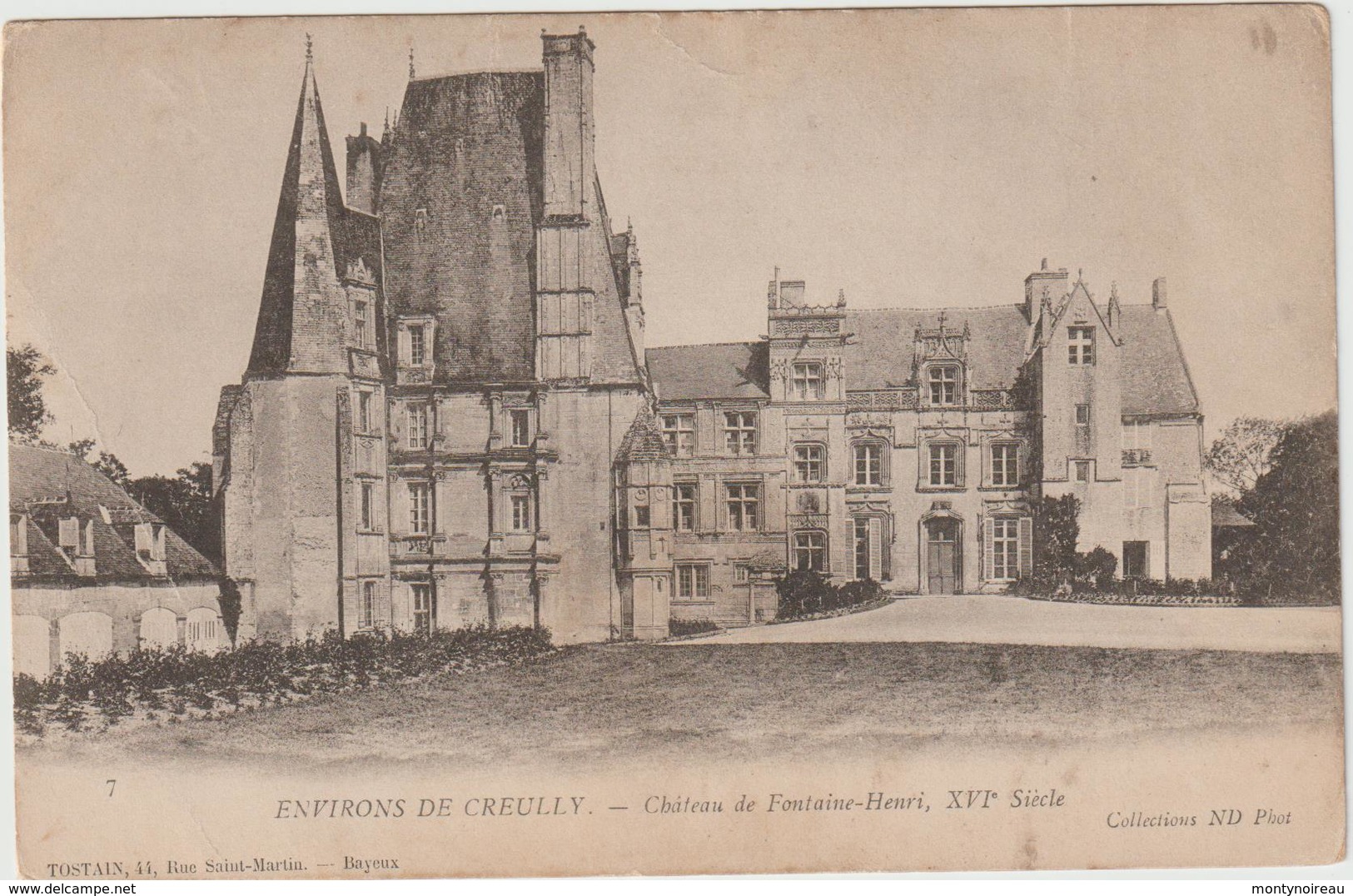 R :  Calvados : Env. De  Caen : Creuilly : Le  Château De   Fontaine  Henri - Other & Unclassified