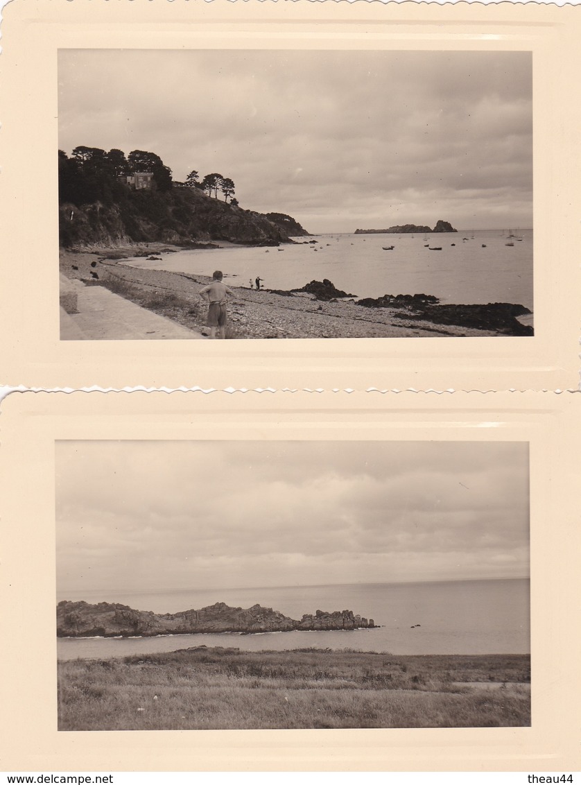 ¤¤   -  CANCALE  -   Lot De 4 Clichés De La Pointe Et Des Rochers De Cancale En 1956  -  Voir Description     -  ¤¤ - Cancale