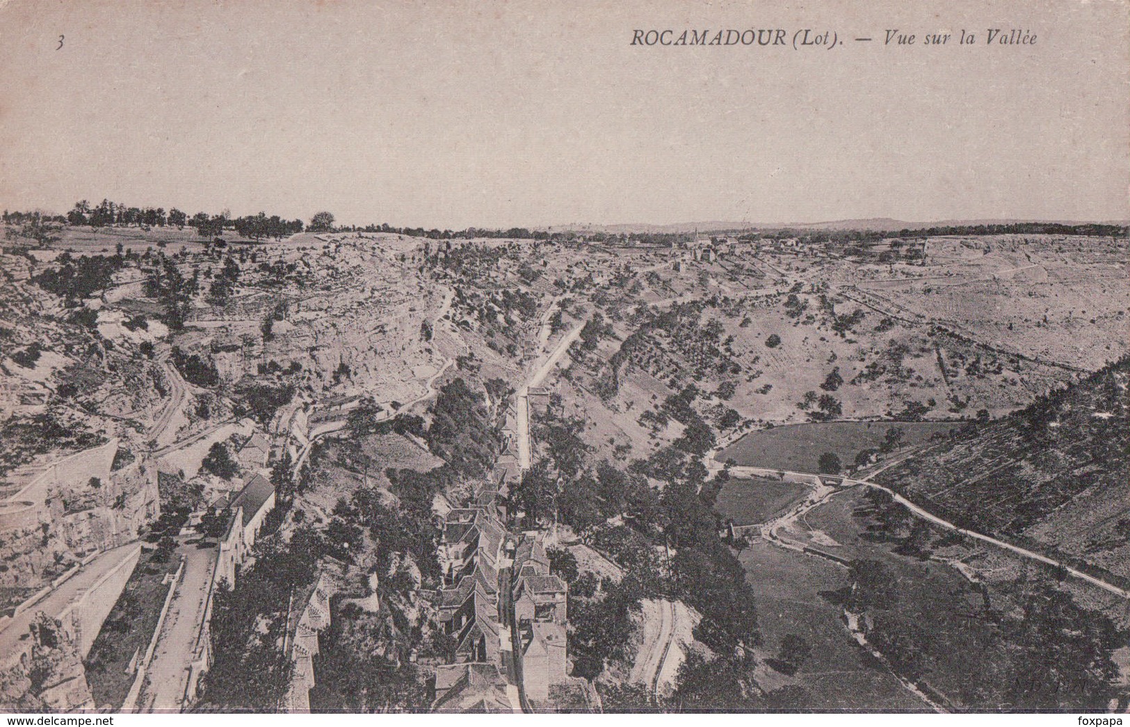 ROCAMADOUR Vue Sur La Vallée - Rocamadour