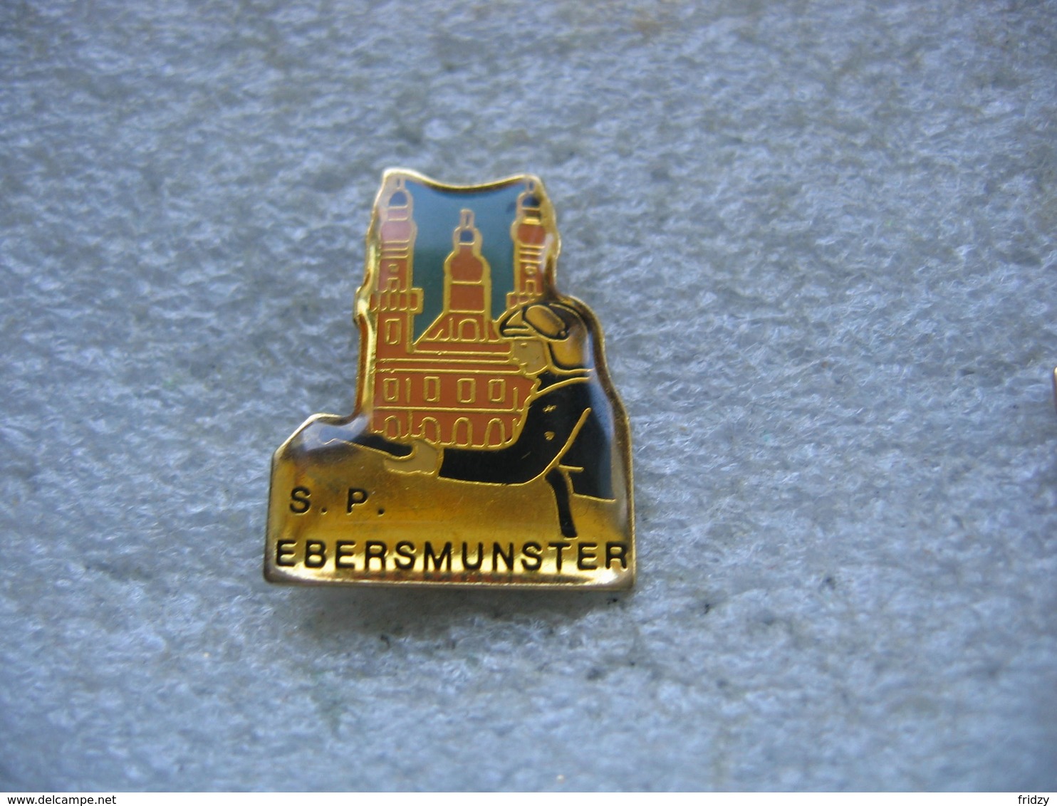 Pin's Des Sapeurs Pompiers De La Commune D'EBERMUNSTER (Dépt 67) - Pompiers