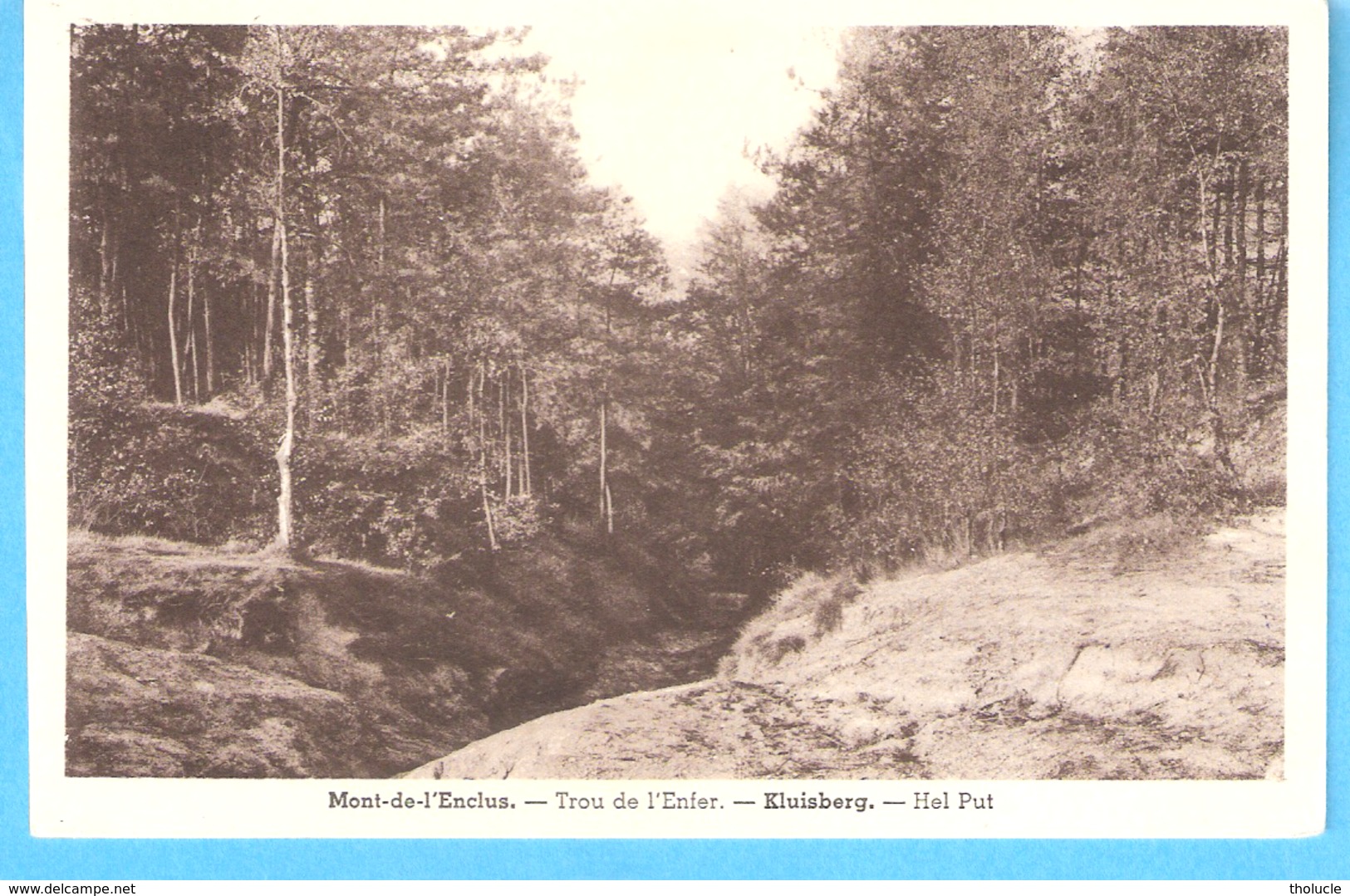 Orroir-Mont-de-L'Enclus-Kluisberg-Vue Du Trou De L'Enfer-Het Put-timbre Petit Sceau De L'Etat COB 422 De 1935-1937 - Kluisbergen