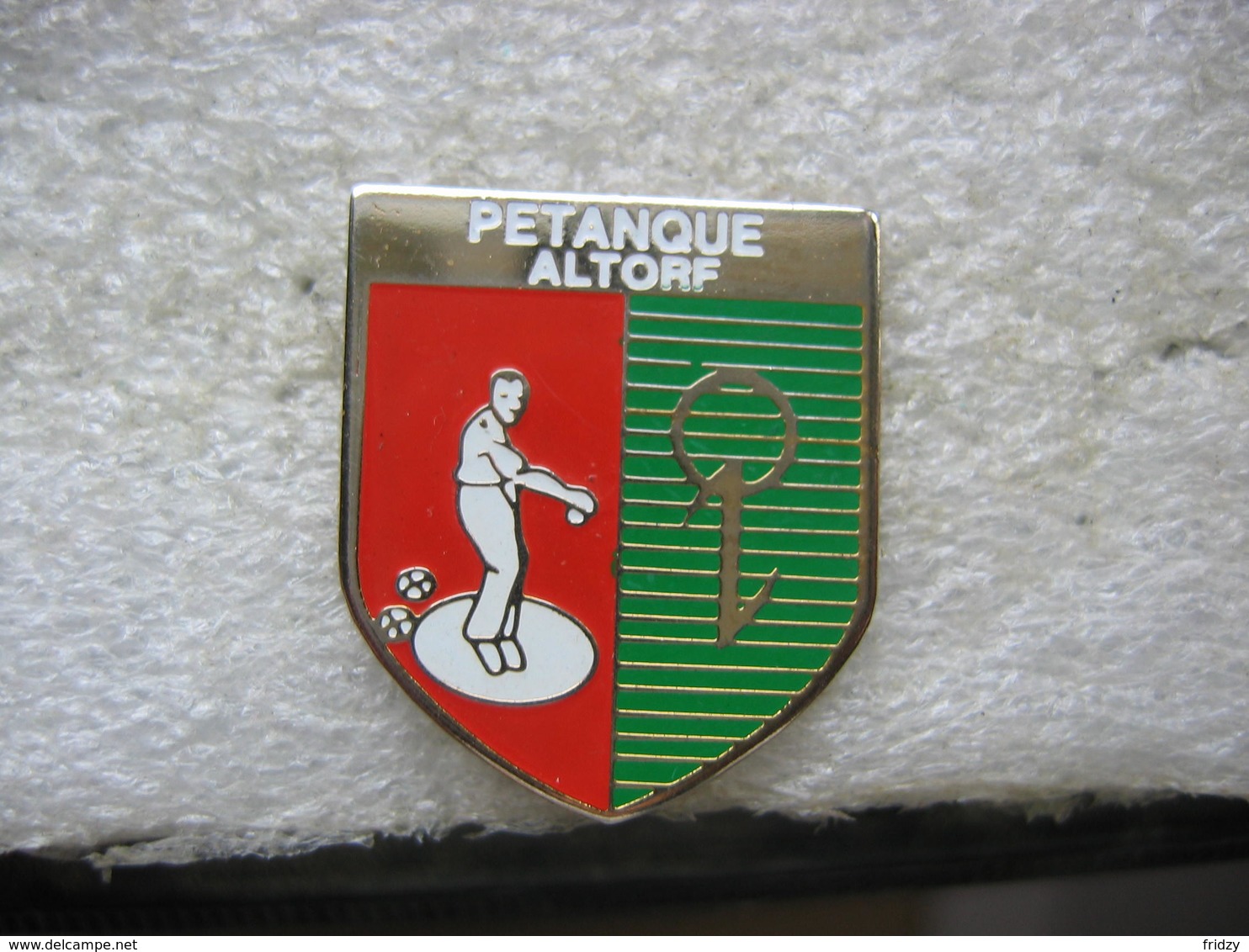 Pin's Du Club De Pétanque De La Commune De ALTORF (Dépt 67) - Pétanque