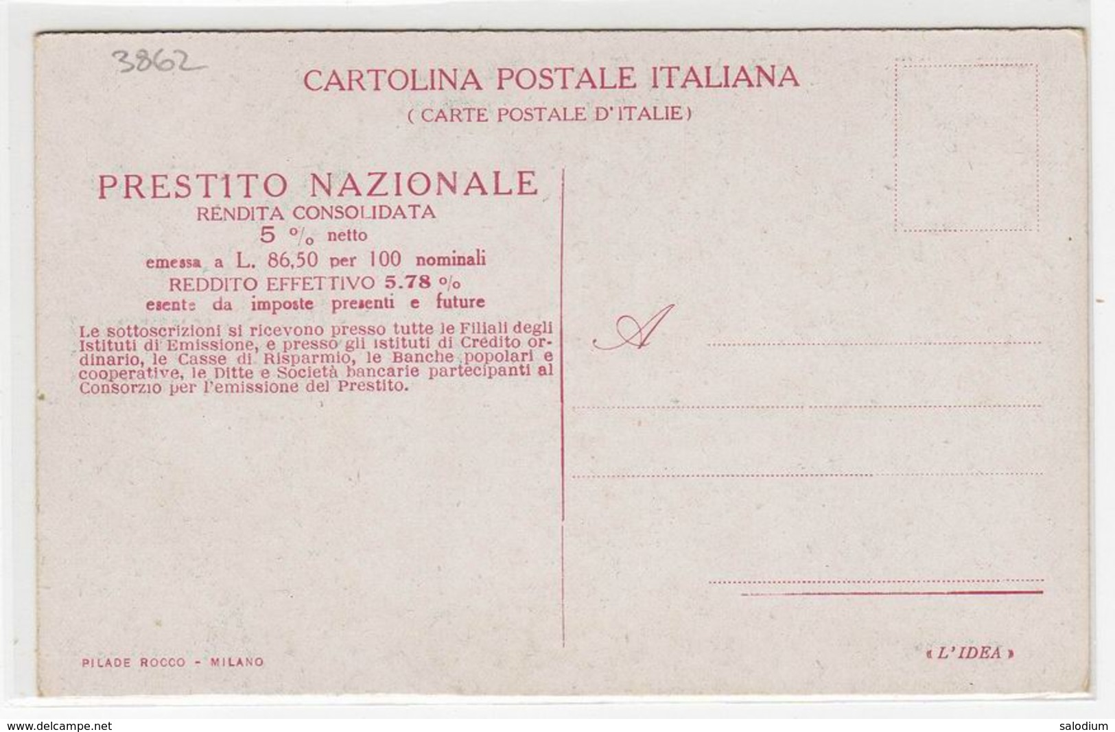 Prestito Nazionale Militari Esercito Guerra Banca - Ww1 Ww1 Illustratore - Patriottisch