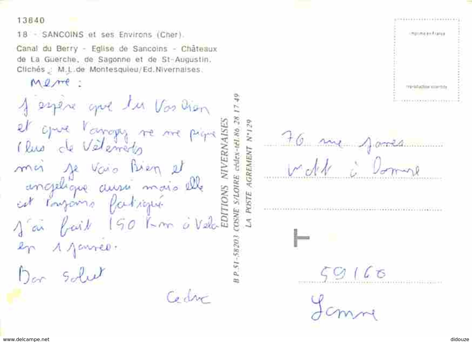 18 - Sancoins - Et Ses Environs - Multivues - Voir Scans Recto-Verso - Sancoins