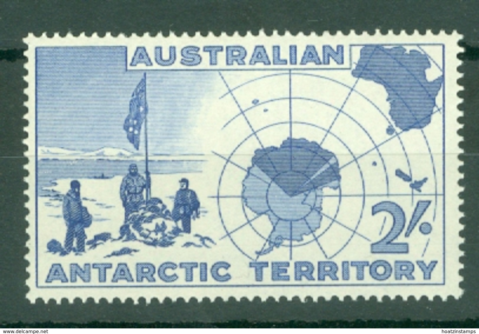 AAT (Australia): 1957   Vestfold Hills And Map      MNH - Unused Stamps