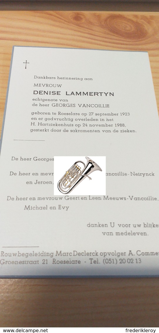 Denise Lammertyn (Vancoillie) Roeselare - Collections