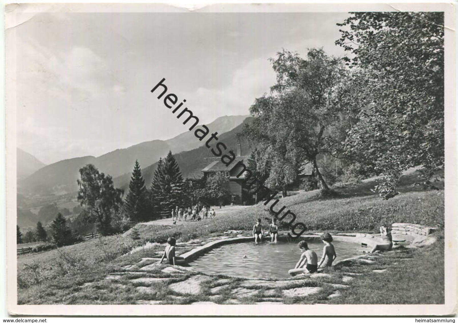 Malix - Kinderheim - Foto-AK Grossformat - Verlag E. Koehli Zürich Gel. - Malix 