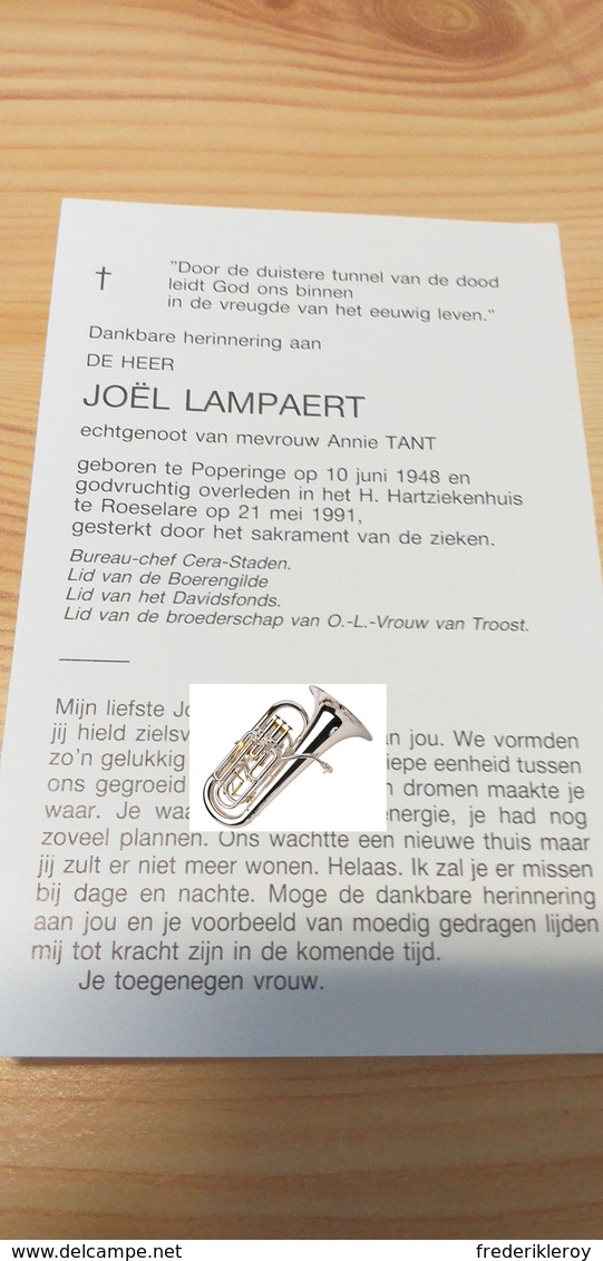 Joël Lampaert (Tant) Poperinge Roeselare - Collections