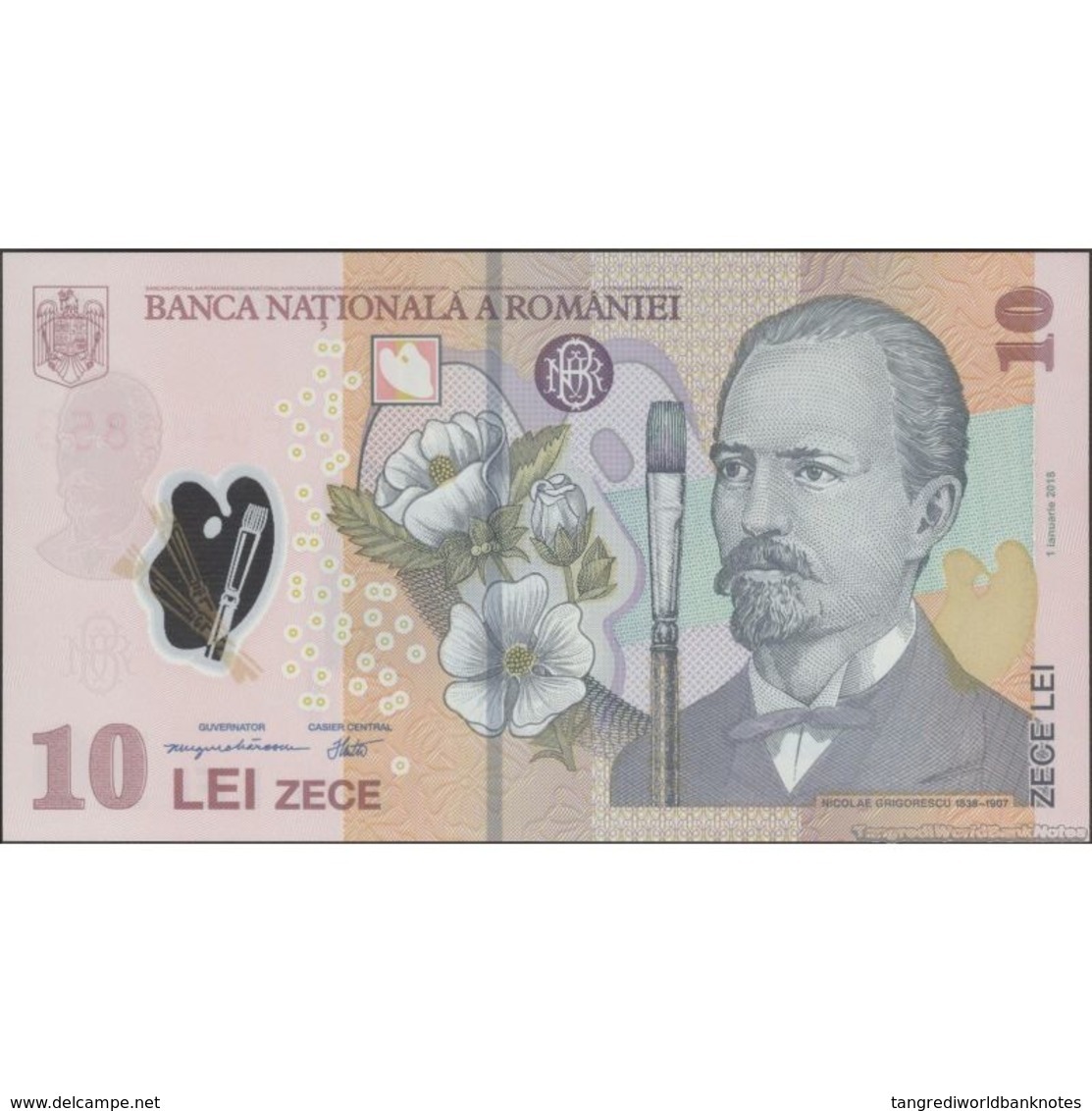 TWN - ROMANIA 119j - 10 Lei 1.1.2018 (2018) Polymer - Prefix 3F UNC - Romania