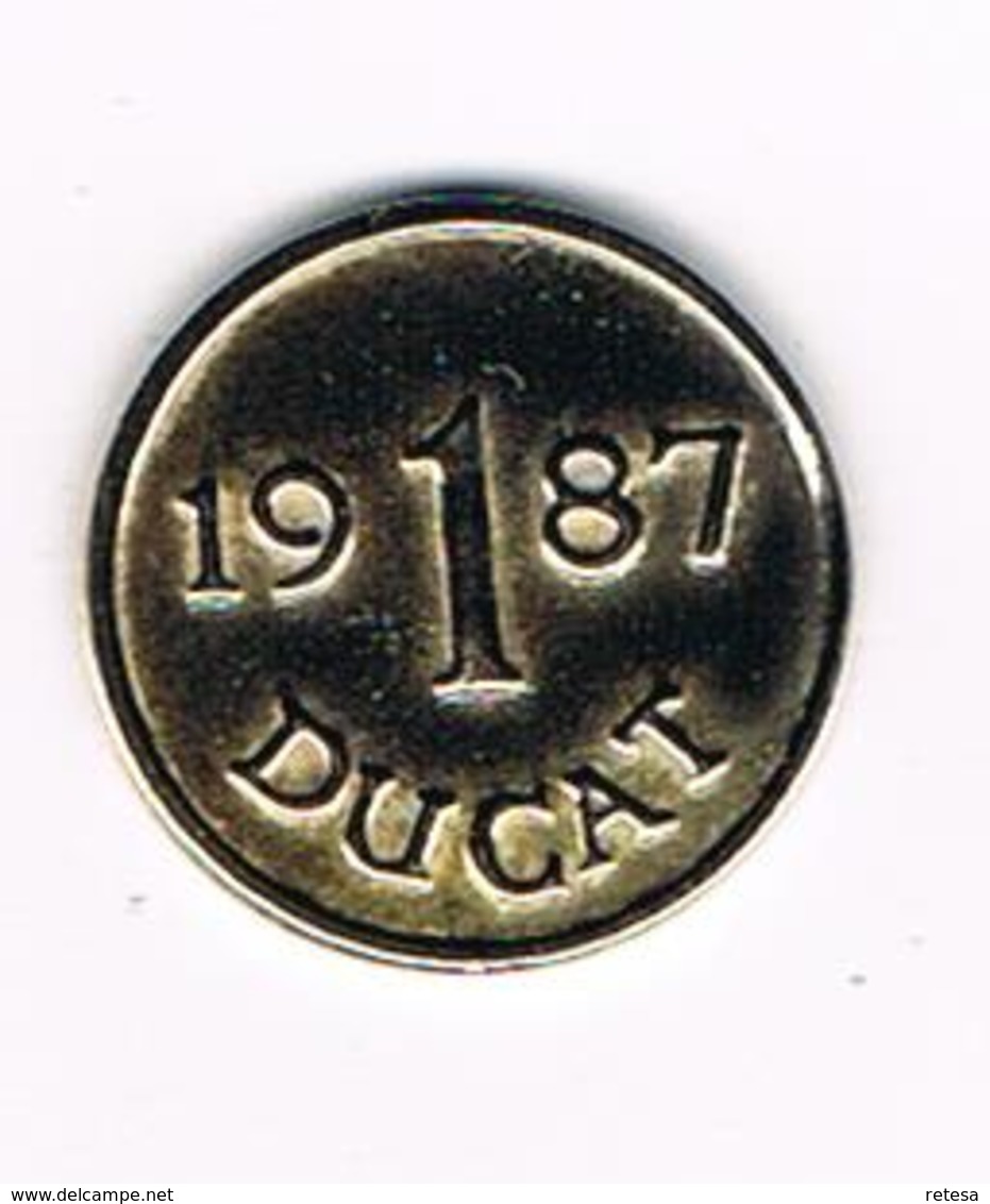 //  PENNING  1 DUCAT 1987 - Turísticos