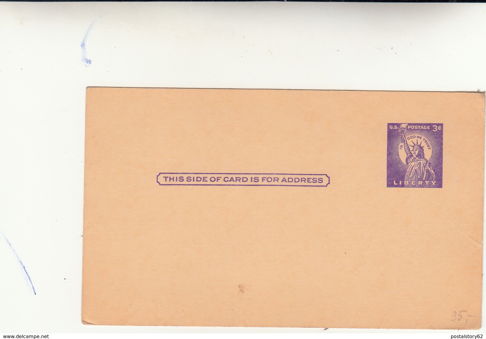 U.S. Postage 3c. Liberty - Sonstige & Ohne Zuordnung