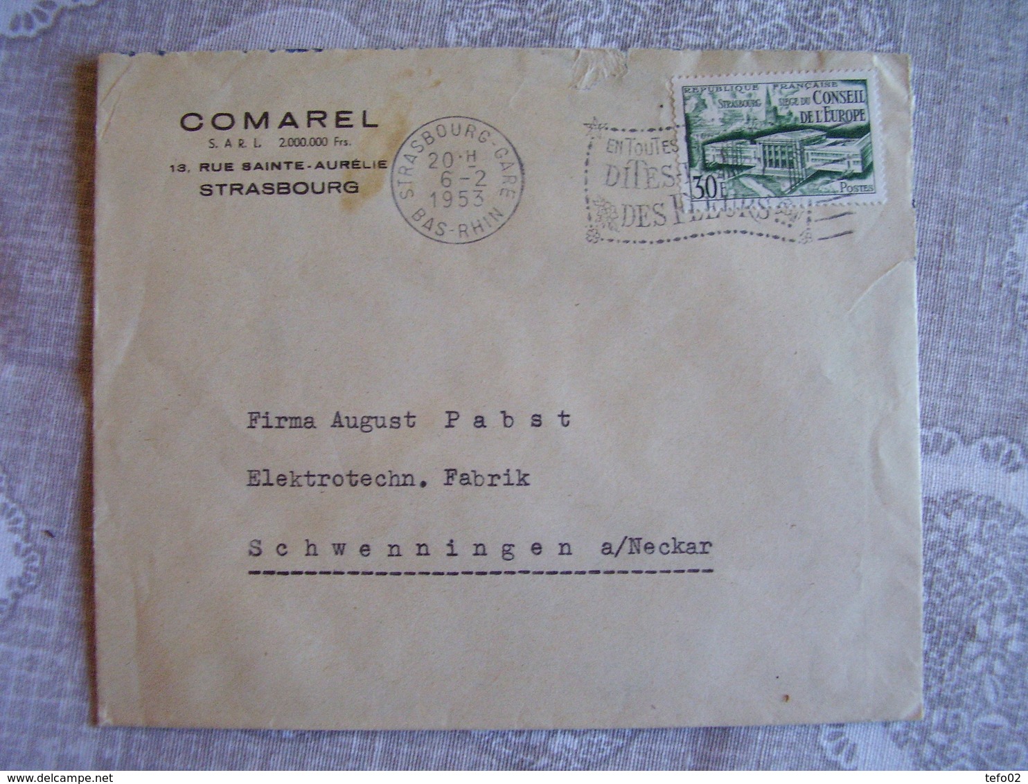 France. Marcophilie. Presque 300 Correspondences Pour L'interueur Et Pour L'étranger. Description. - 1961-....