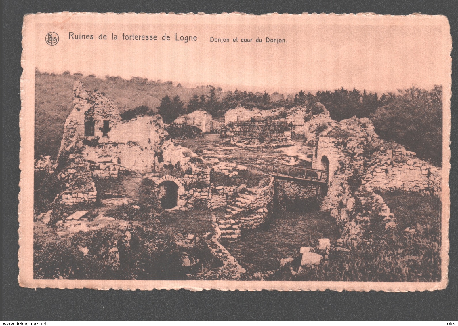 Logne / Vieuxville - Ruines De La Forteresse De Logne - Donjon Et Cour Du Donjon - Ferrieres