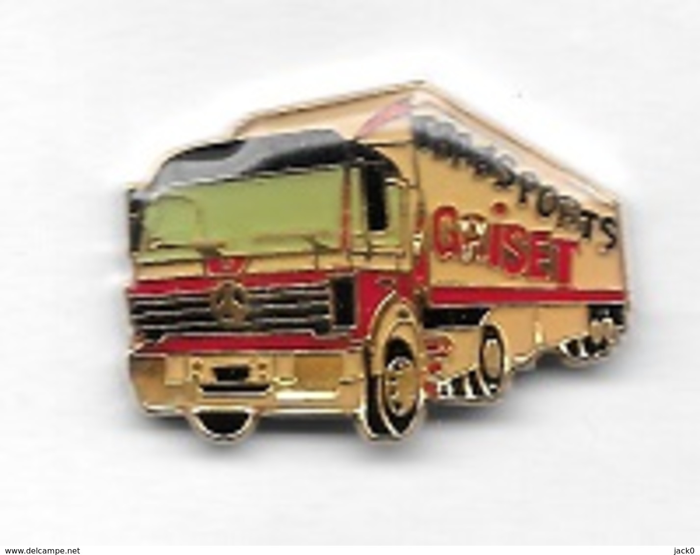 Pin's  Automobile, Camion  MERCEDES, Transports  GRISET - Mercedes