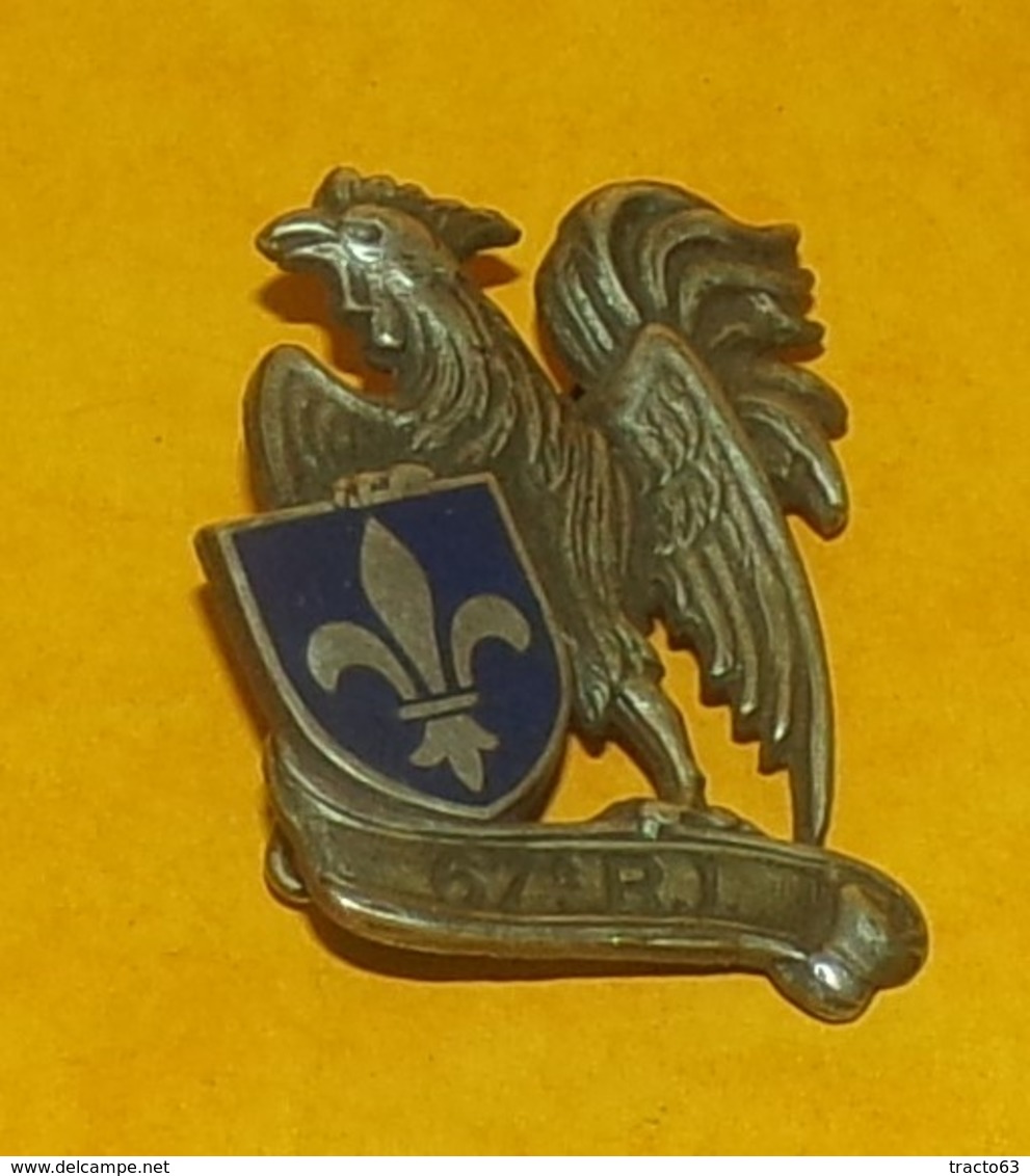 67° Bataillon D’Infanterie Portée, émail, Dos Guilloché Embouti,  FABRICANT DRAGO PARIS,HOMOLOGATION 551, ETAT VOIR PHOT - Armée De Terre