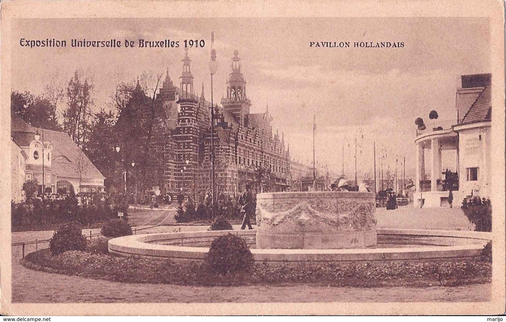 BRUSSEL, BRUXELLES, EXPOSITION 1910, PAVILJON HOLLANDAIS - Bruxelles-ville