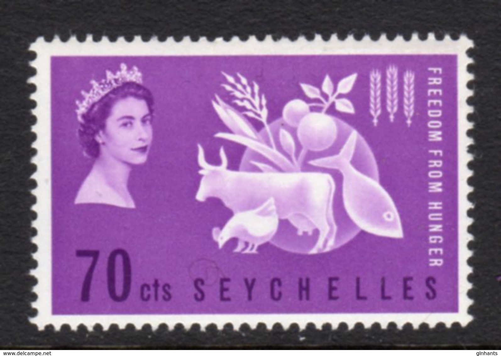SEYCHELLES - 1963 FREEDOM FROM HUNGER STAMP FINE MNH ** SG 213 - Seychelles (...-1976)