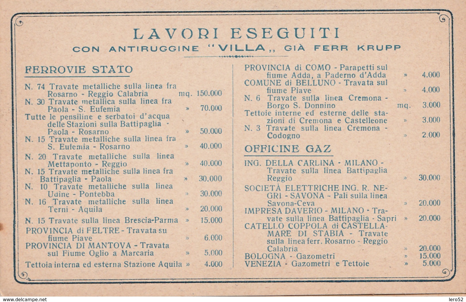 ENRICO VILLA IMPRESA LAVORI VERNICIATURA CREMONA COLORI VERNICI OLII - Pubblicitari