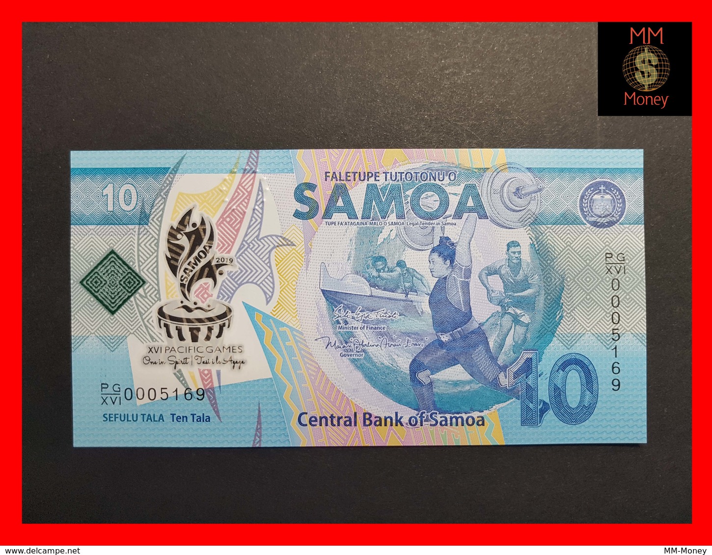 SAMOA 10 TALA 2019 *COMMEMORATIVE* POLYMER P. NEW UNC - Samoa