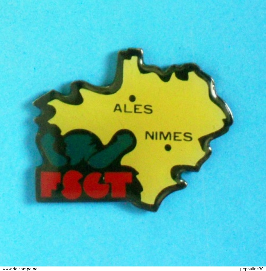 1 PIN'S //  ** FSGT / ALES - NIMES / GARD OCCITANIE ** - Autres & Non Classés