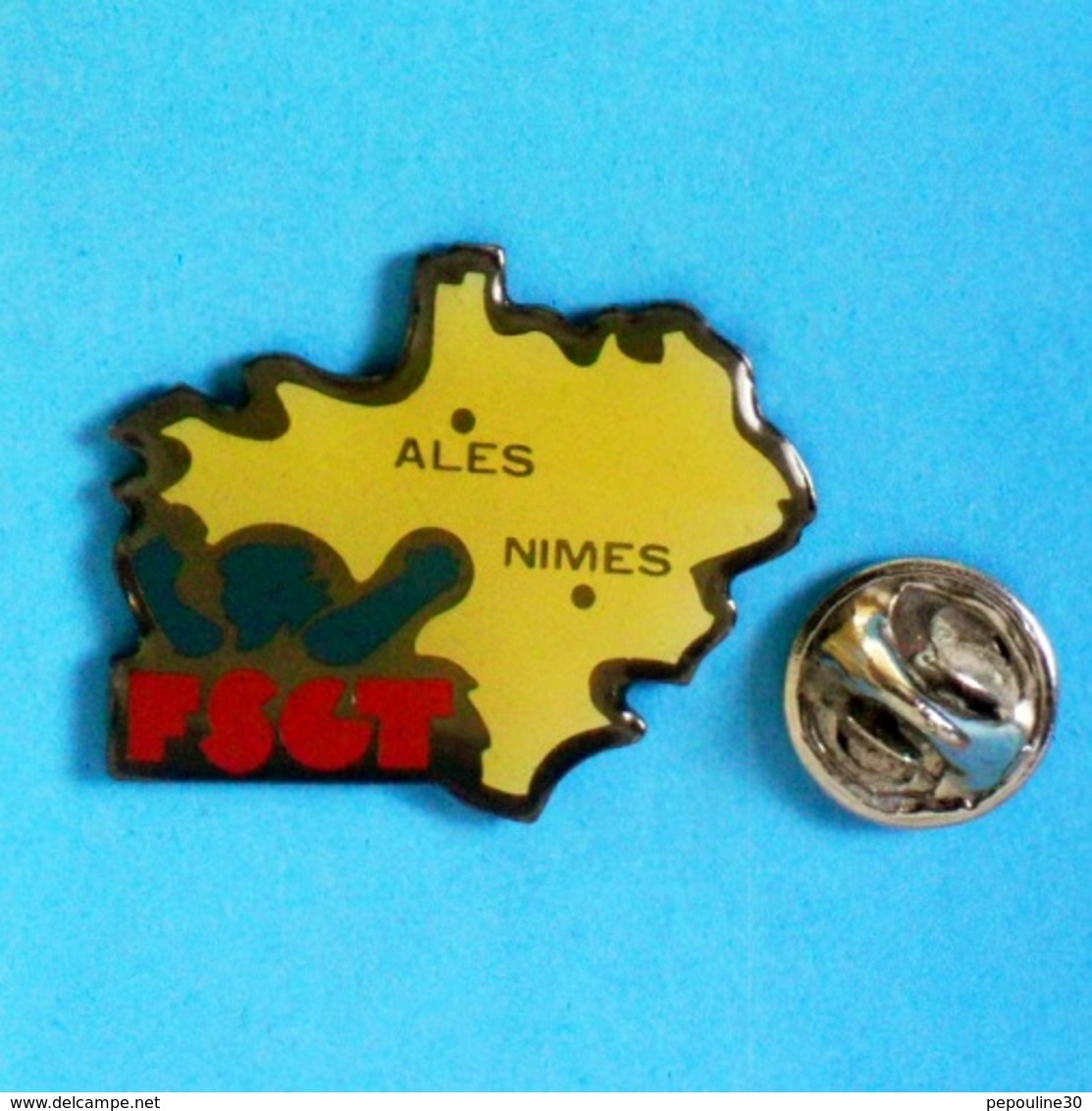 1 PIN'S //  ** FSGT / ALES - NIMES / GARD OCCITANIE ** - Autres & Non Classés