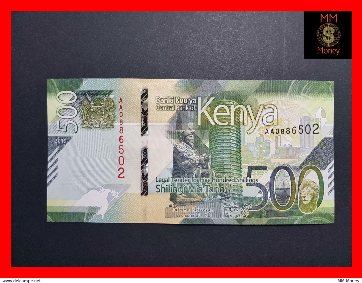 KENYA 500 SHILLINGS 2019 P. 55 (new)  UNC - Kenya