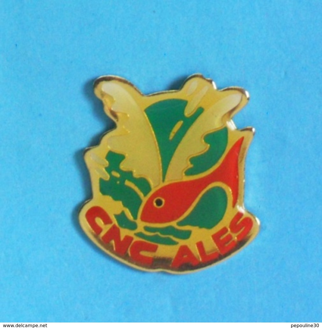 1 PIN'S //  ** CNC / CERCLE NAUTIQUE DES CÉVENNES / ALES / OCCITANIE ** - Natation