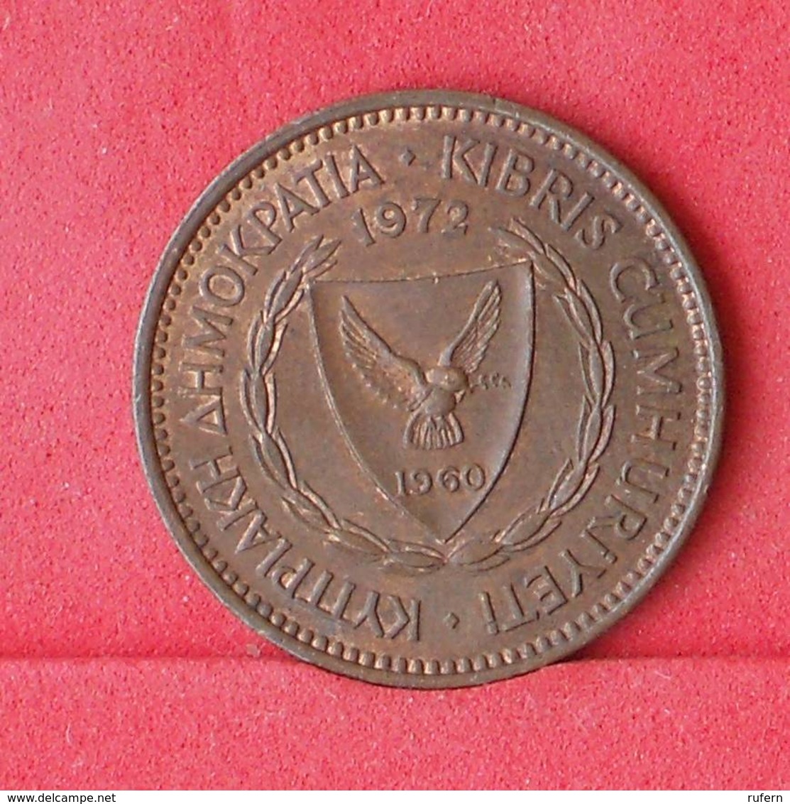 CYPRUS 5 MILS 1972 -    KM# 39 - (Nº30285) - Cyprus