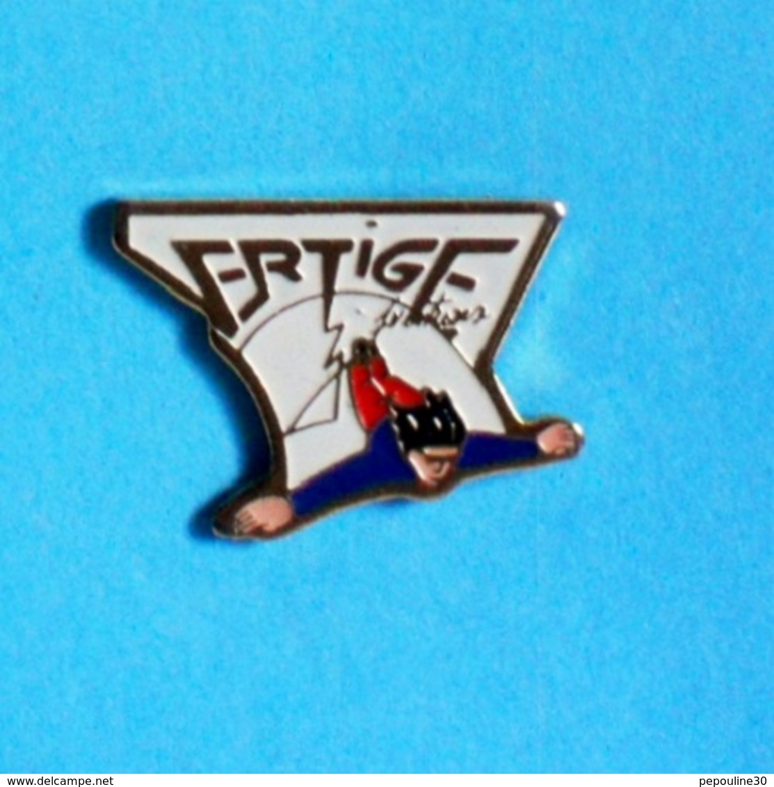 1 PIN'S //  ** VERTIGE AVENTURES / SAUT EN ÉLASTIQUE / RHÔNE-ALPES ** - Autres & Non Classés