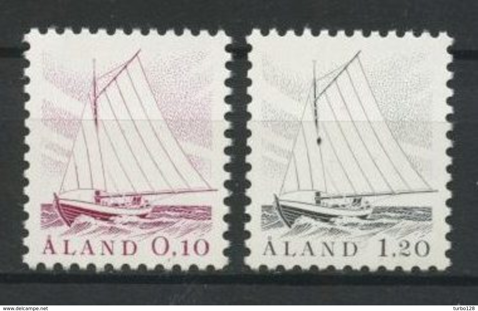 ALAND 1985 N° 8/9 **  Neufs MNH Superbes Bateaux Pêche Sailboats Ships Fishing Transports - Aland