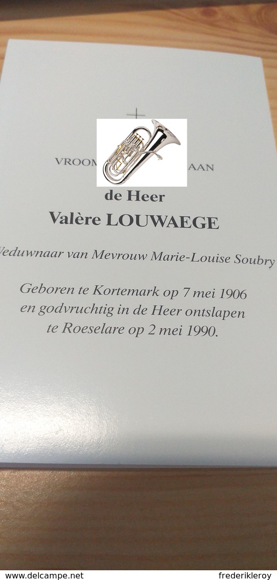 Valère Louwaege (Soubry) Kortemark Roeselare - Collections