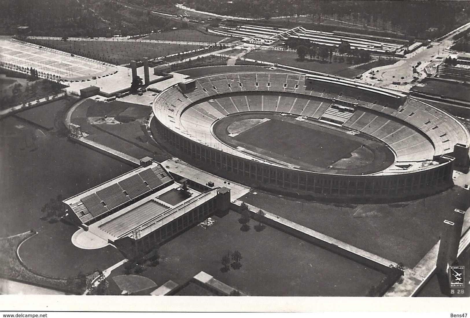 Berlin Reichssportfeld Olypiastadion 1936 Ungelaufen - Andere & Zonder Classificatie