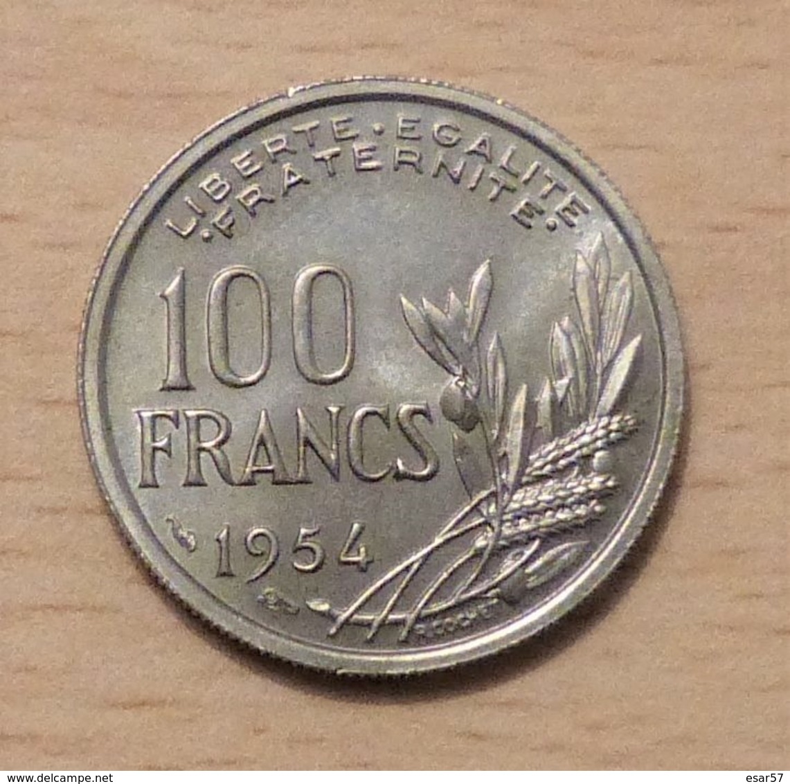 100 Francs Cochet 1954 SPL à Non Circulé - Autres & Non Classés