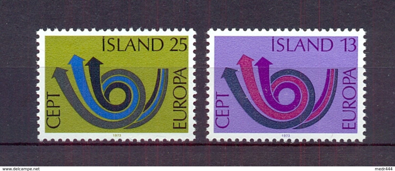 Iceland/Island 1973 - Stamps 2v - Europa CEPT - Joint Issue - Complete Set -  MNH** Excellent Quality - Ongebruikt